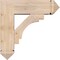 Ekena Millwork Merced Arts and Crafts Smooth Bracket w/ Offset Brace, Douglas Fir, 7 1/2"W x 24"D x 24"H BKT0806X24X24MRC03SDF - alternate 3